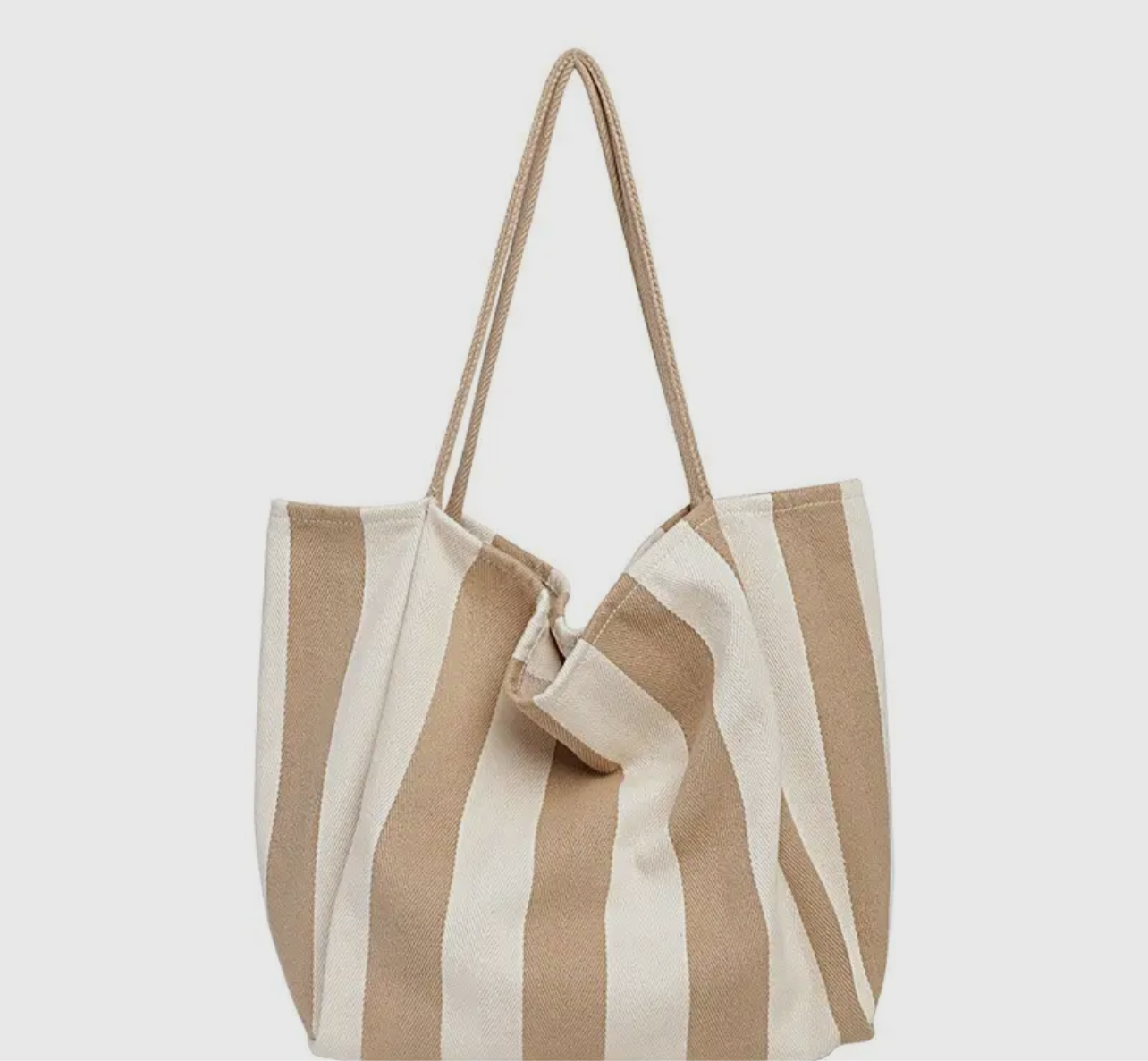 Organic Striped Tote