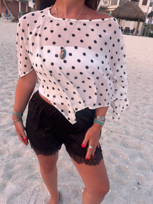 Salem Lace Trim Shorts