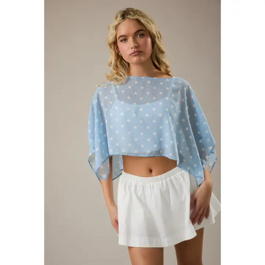 Polka Dot Poncho