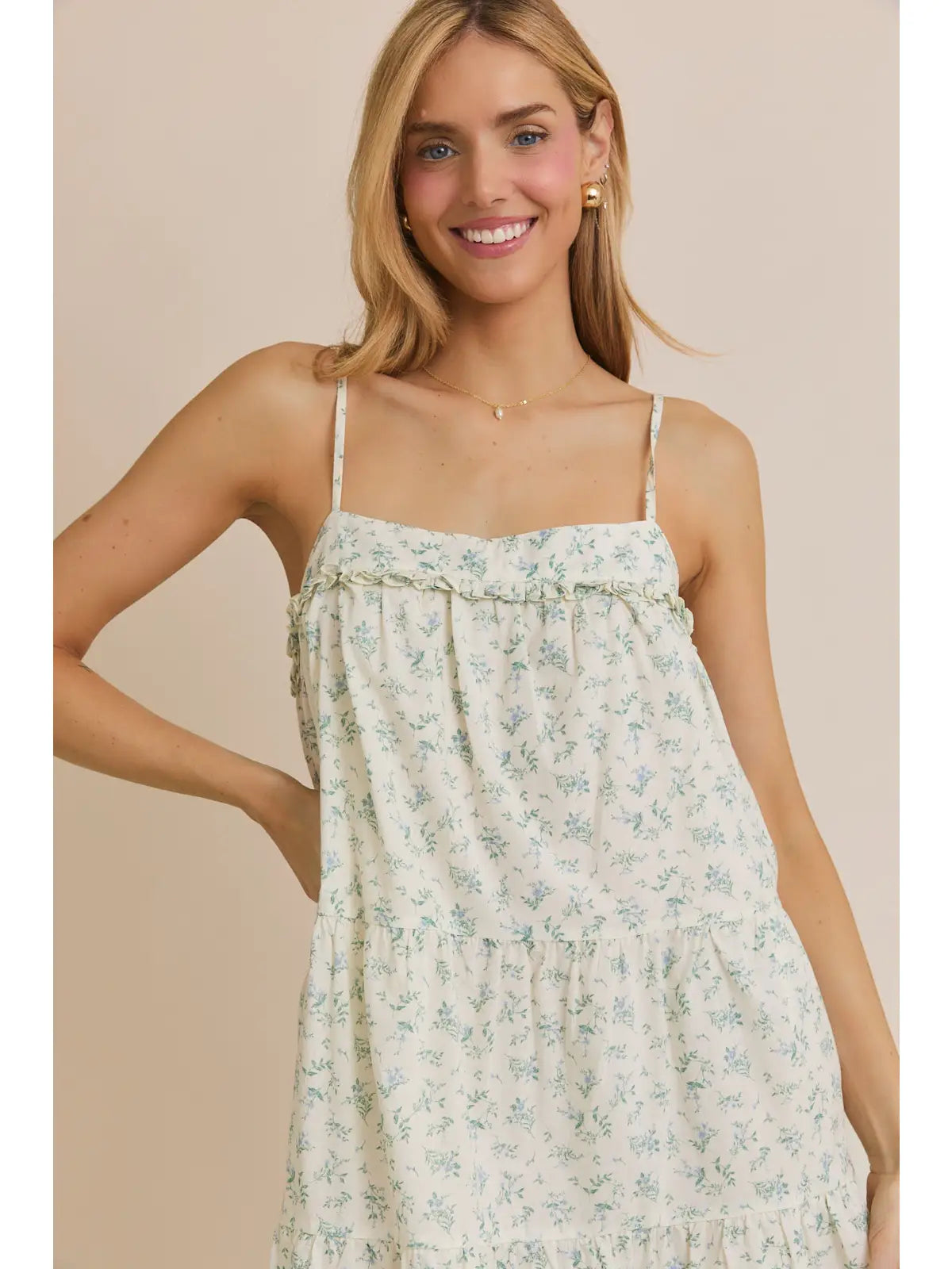 flowy coastal vintage dress