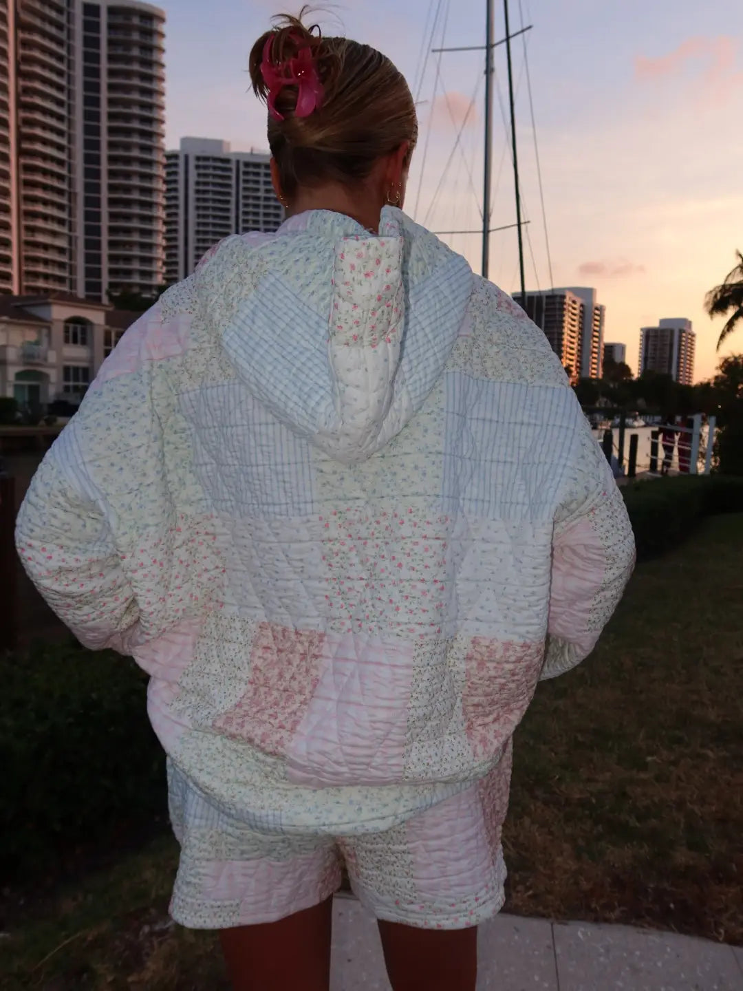 matching quilted set for autumn