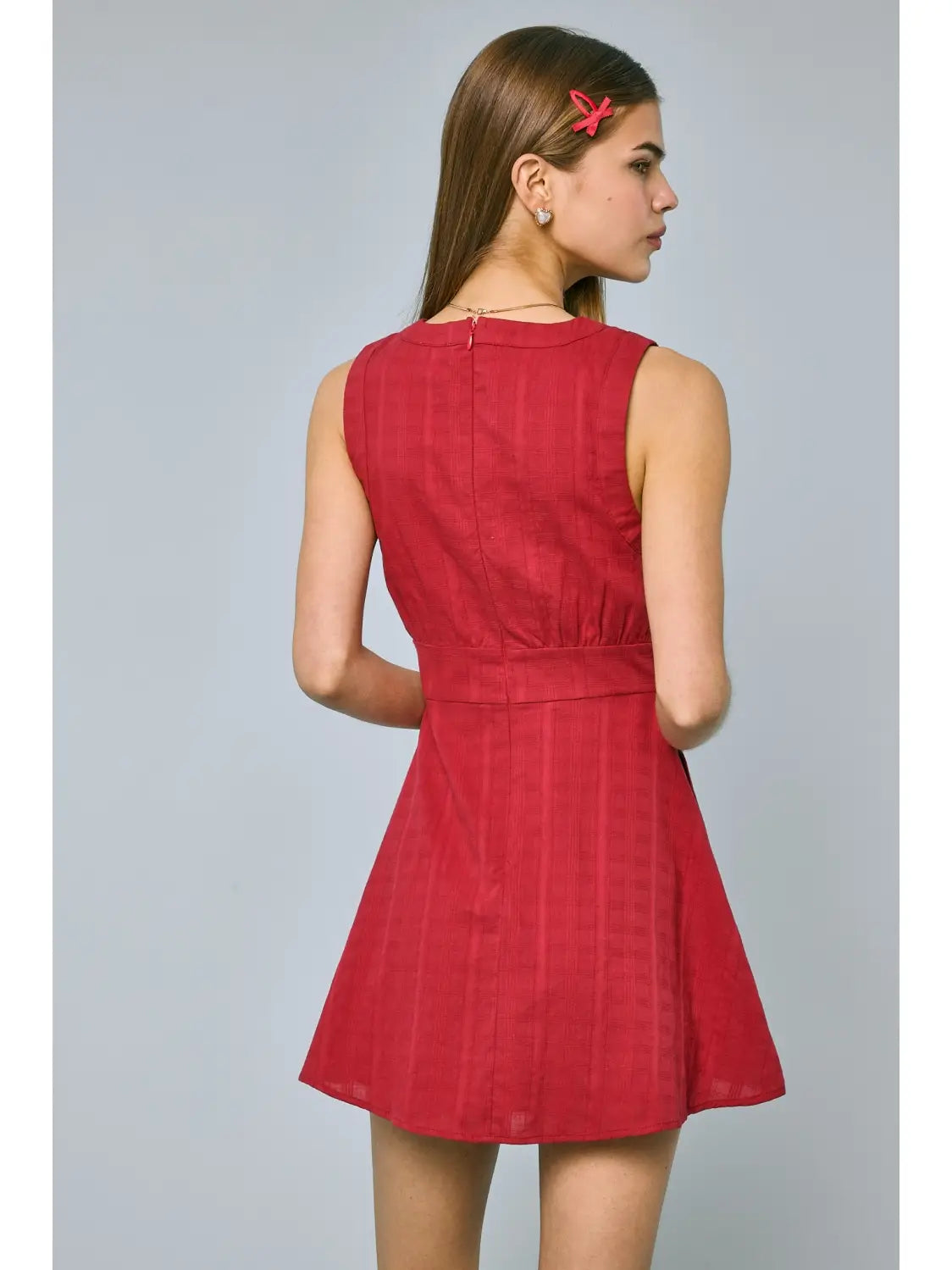 red family party dress