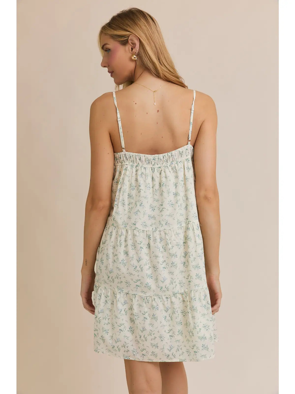 flowy floral dress