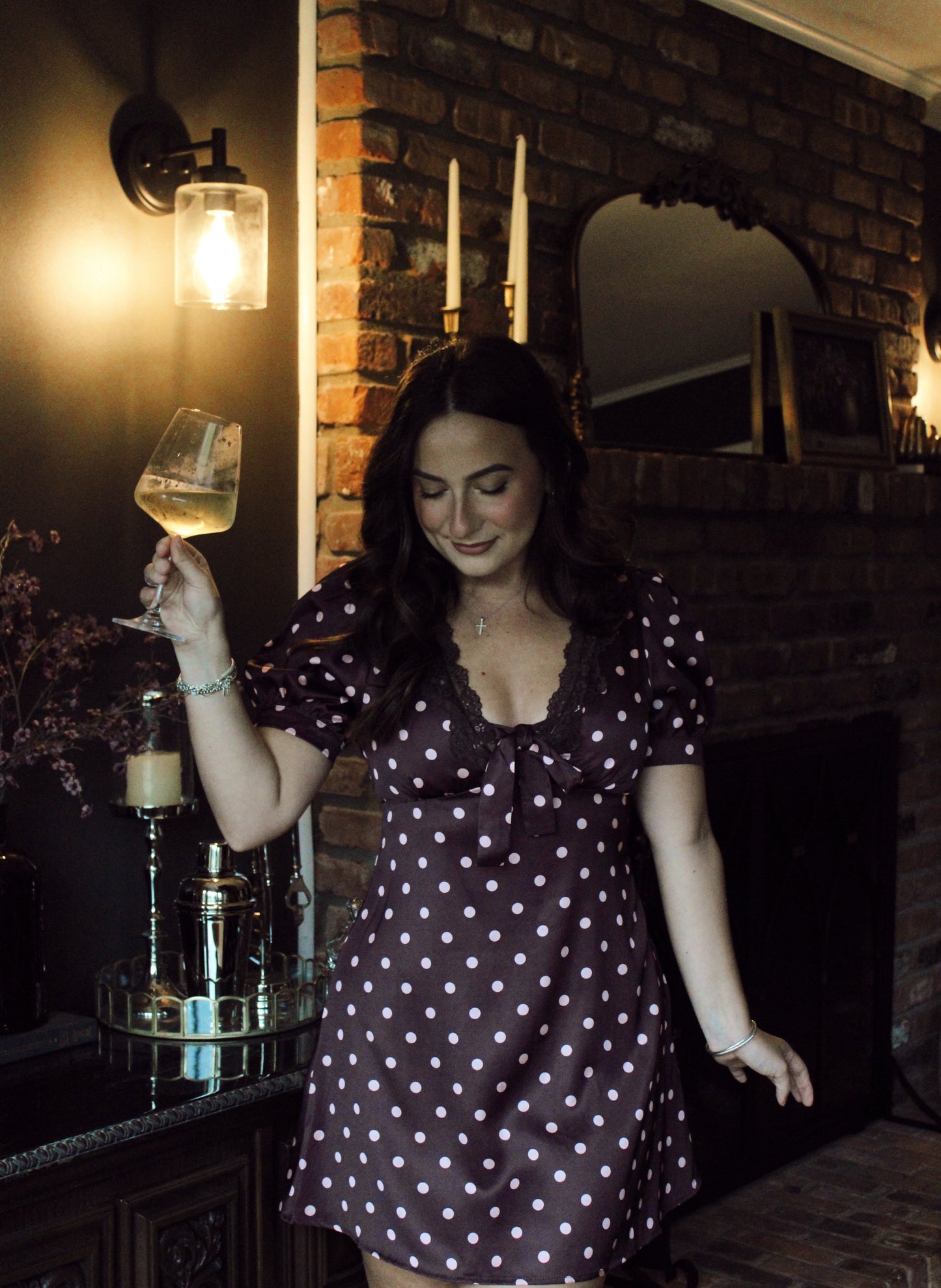Moonlit Merlot Dress