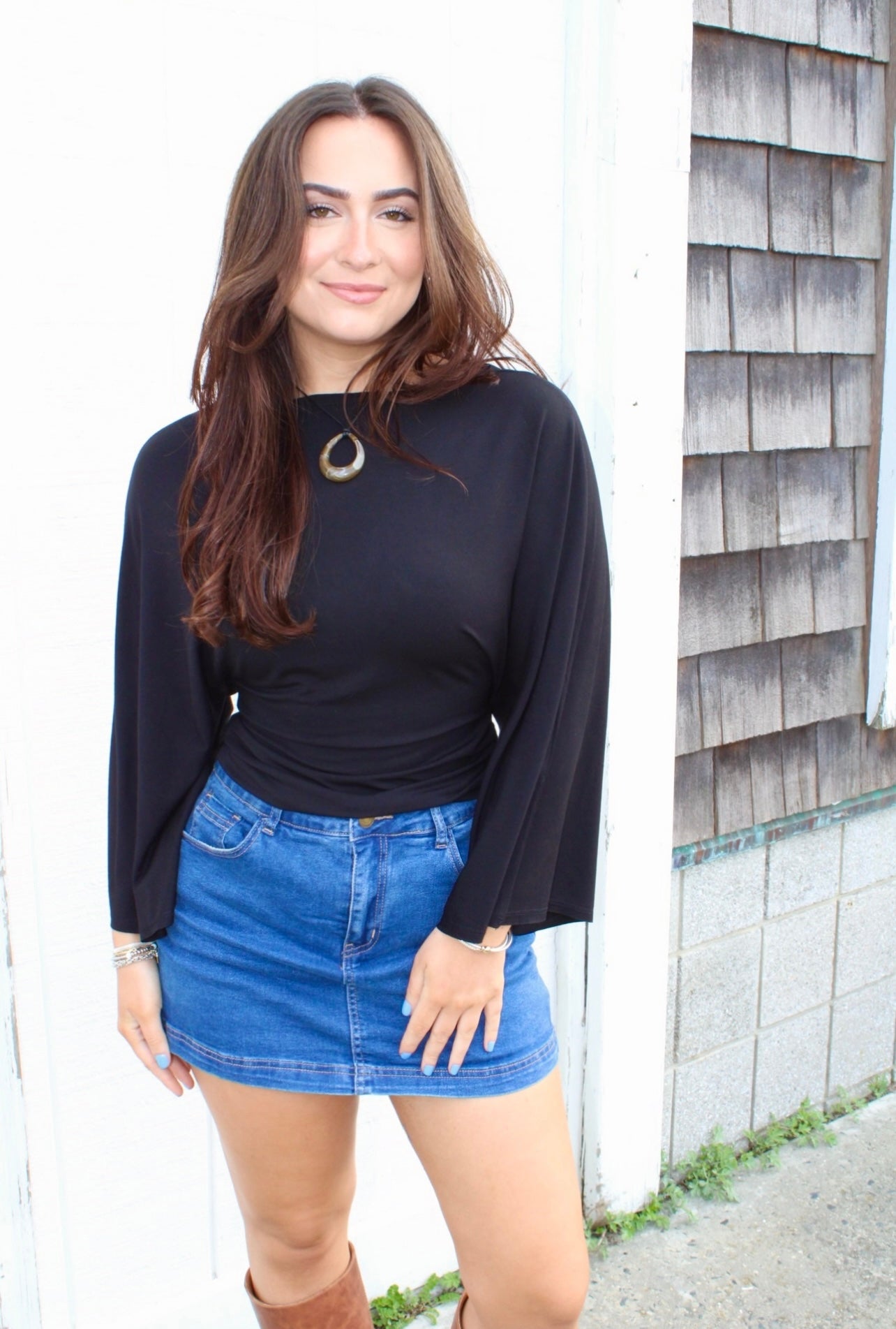 Here Comes the Sun Top (black)