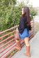 Here Comes the Sun Top (black)