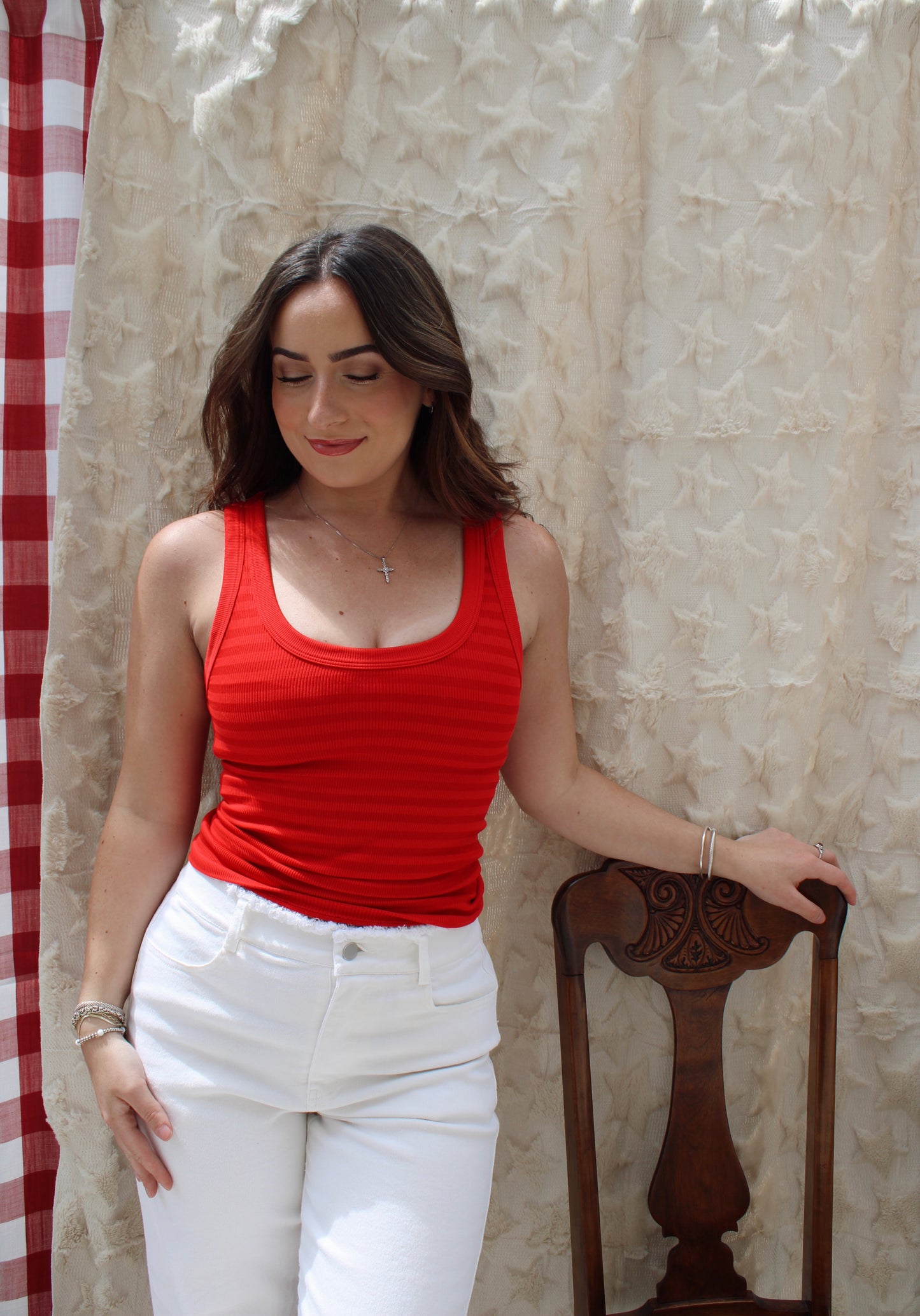 American Tank Top (Red)