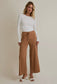 Tan Kick Flare Bottoms