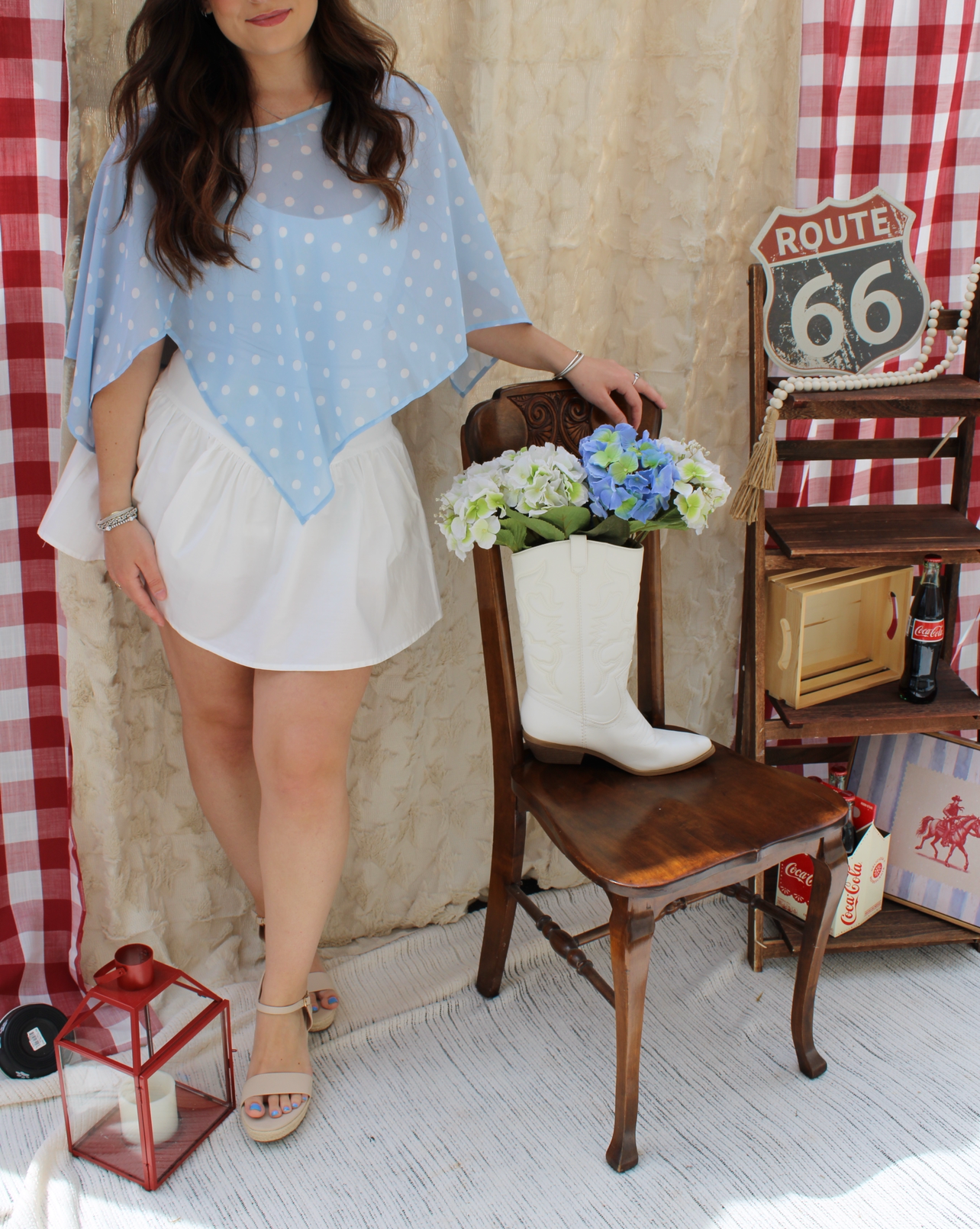 Poplin Mini Skort