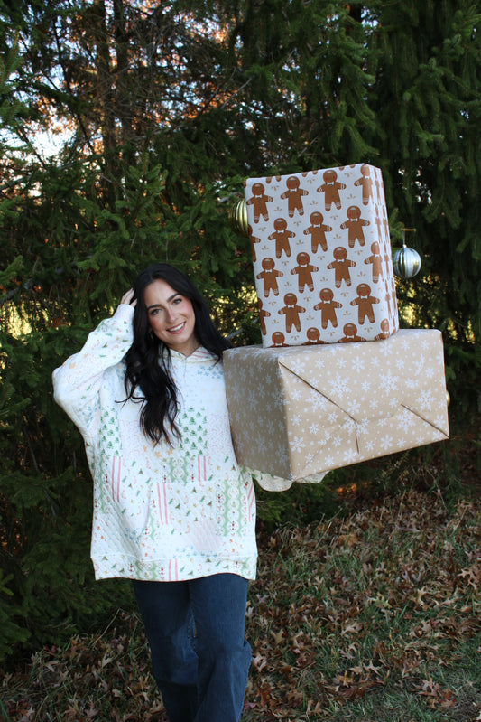 Holiday Cheer Quilted Hoodie