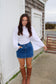 Here Comes the Sun Top (white)