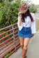Here Comes the Sun Top (white)