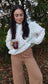 Tan Kick Flare Bottoms