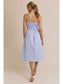 strapless summer dress