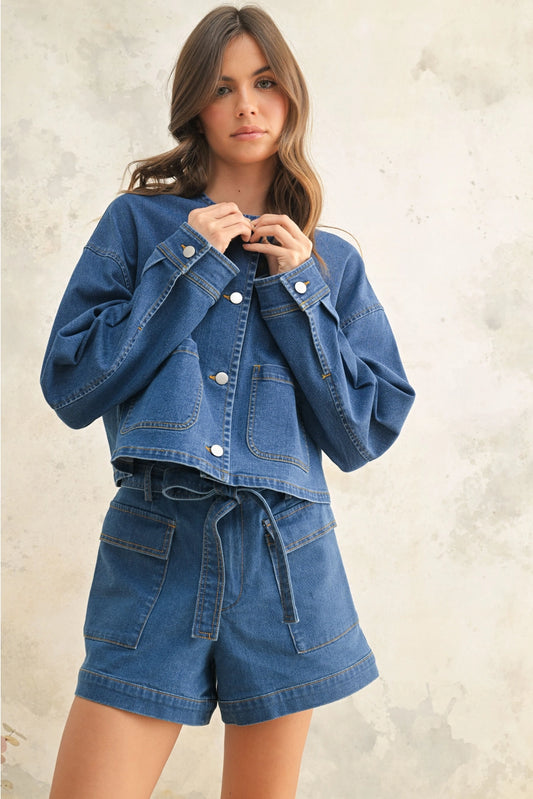 matching denim set