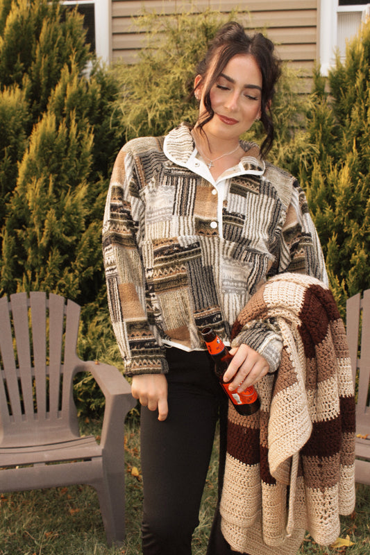 patchwork fleece