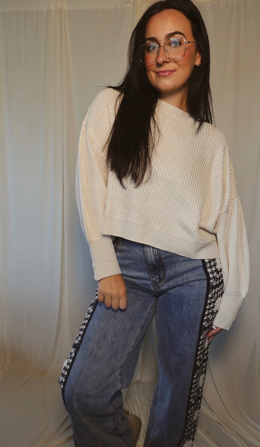 layering sweater beige