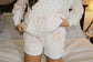autumn shorts and sweatshirt