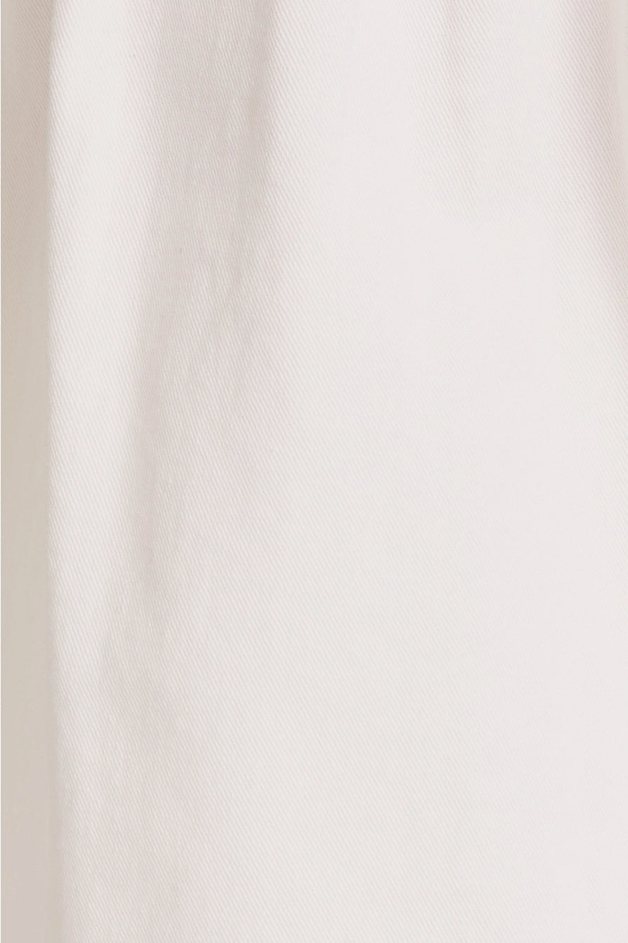 white beach pants